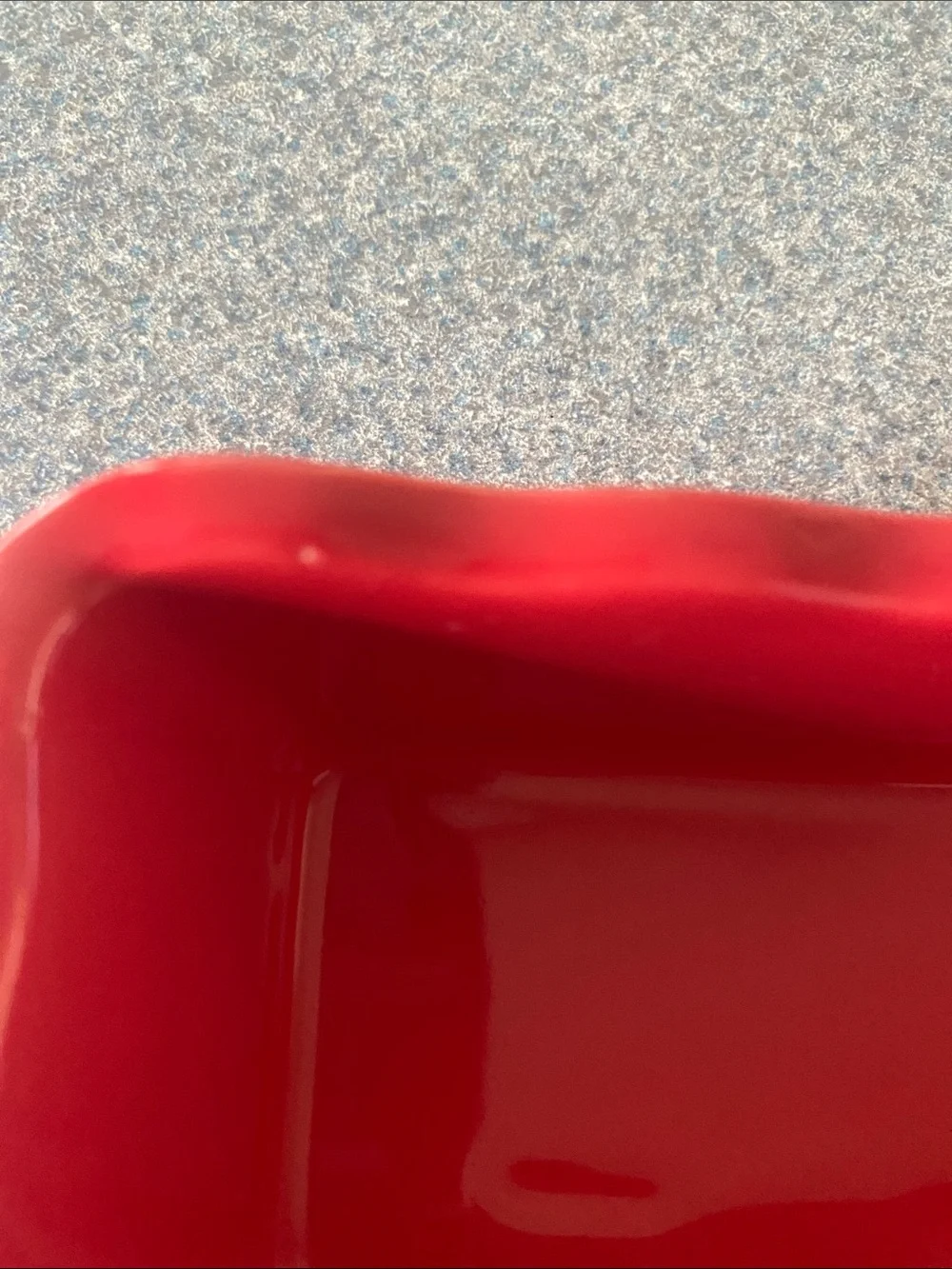 Red Ceramic Loaf Pan - 'Sing to the Lord' Inspirational Bakeware
